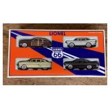 Lionel Route 66 automobile 4-pack