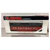 Lionel Burlington gondola with coil covers 6-16343