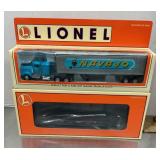 Lionel LRRC Santa Fe flatbed & semi truck