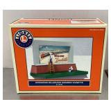 Lionel operating billboard signmen vignette
