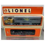 Lionel Campbell flat car & tractor trailer