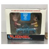 Lionel operating Charlie Brown & Lucy hand car