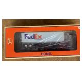 Lionel flat car with FedEx trailer 6-19440