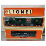 Lionel flatcar and tractor & trailer 6-52117