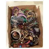 Costume junk jewelry, broken for crafts & repair