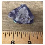 Fluorite with calcite from Illinois