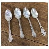 Assorted Gorham sterling silver spoons