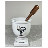 Herr Bogen ceramic apothecary mortar & pestle