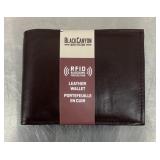 NEW Black Canyon leather bi-fold wallet