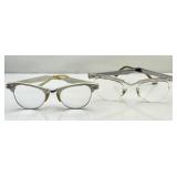 2 pair 1950s ladies' eyeglasses