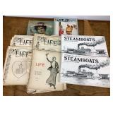 Old magazines and books