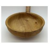 Hand turned Norfolk pine bowl
