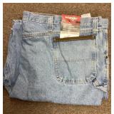 NEW Wrangler men's denim carpenter shorts Size 52