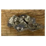 Galena lead cubes with calcopyrite and sphalerite