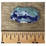 Blue azurite specimen from Africa