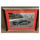 Framed Corvette Pace Car poster 19x26