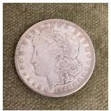 1921 Morgan silver dollar