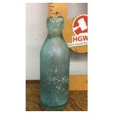 Antique glass bottle