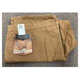 NEW Carhartt men's washed duck pants Size 52x30