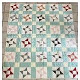 68x68 summer lightweight handmade quilt