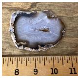 Natural agate slice