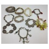 Costume jewelry bracelets