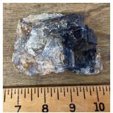 Black tourmaline with mica specimen