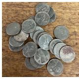 24 steel pennies