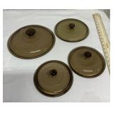 4 Visionware glass lids