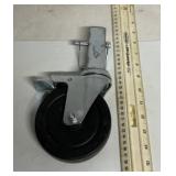 One large caster wheel