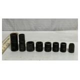 8 1/2' drive impact sockets