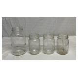 4 canning jars