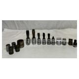 15 Snap-on 1/2' Drive specialty sockets
