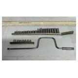 Stanley 29 sockets and a speed wrench