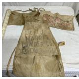 Canvas half aprons