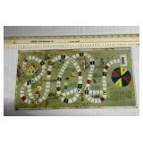 Vintage Cadaco tin litho game board