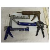 4 Caulk guns