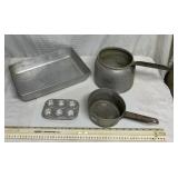 Vintage pots and bakeware