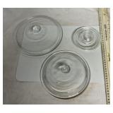 3 Glass lids