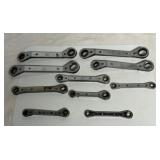 10 Mac ratchet wrenches - 4 offset