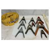 9 clamps with bucket organizer