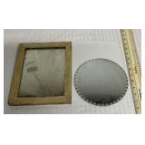 2 vintage mirrors