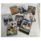 8 movie DVDs
