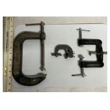 3 C-clamps