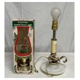 Table lamp and Christmas lamp