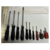 10 Snap-on screwdrivers