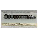 14 Snap-on 1/2' drive 12 point sockets