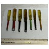 7 Snap-on nut drivers
