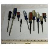 10 Craftsman screwdrivers