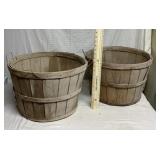 2 apple baskets